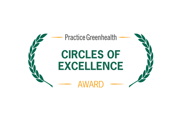 Practice Greenhealth Circles of Excellence Award Logo