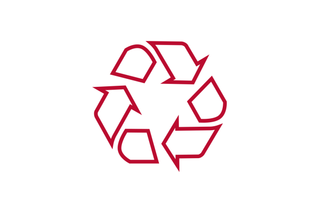 Icon of a recycle bin