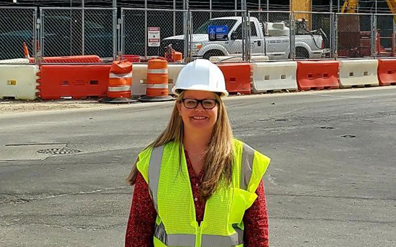 headshot of a woman construction manager