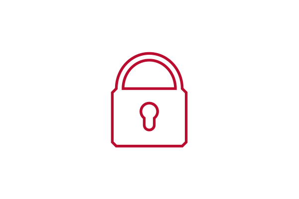 Icon of a lock