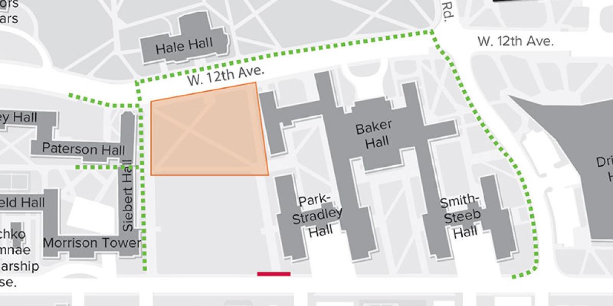 a map showing the area of impact