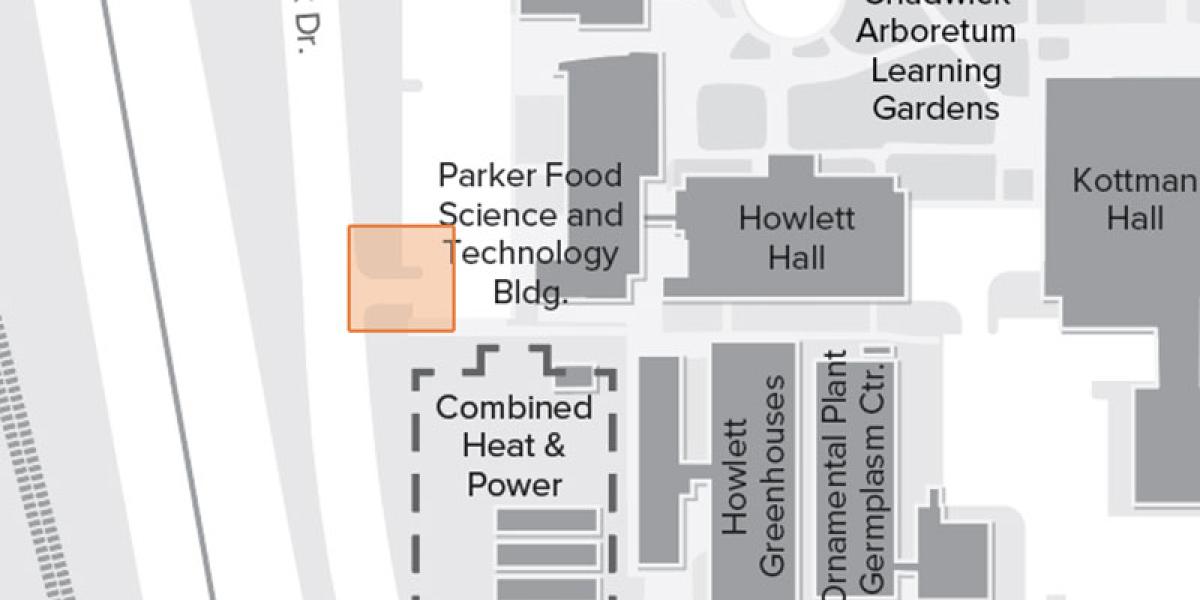 a map showing the area of impact