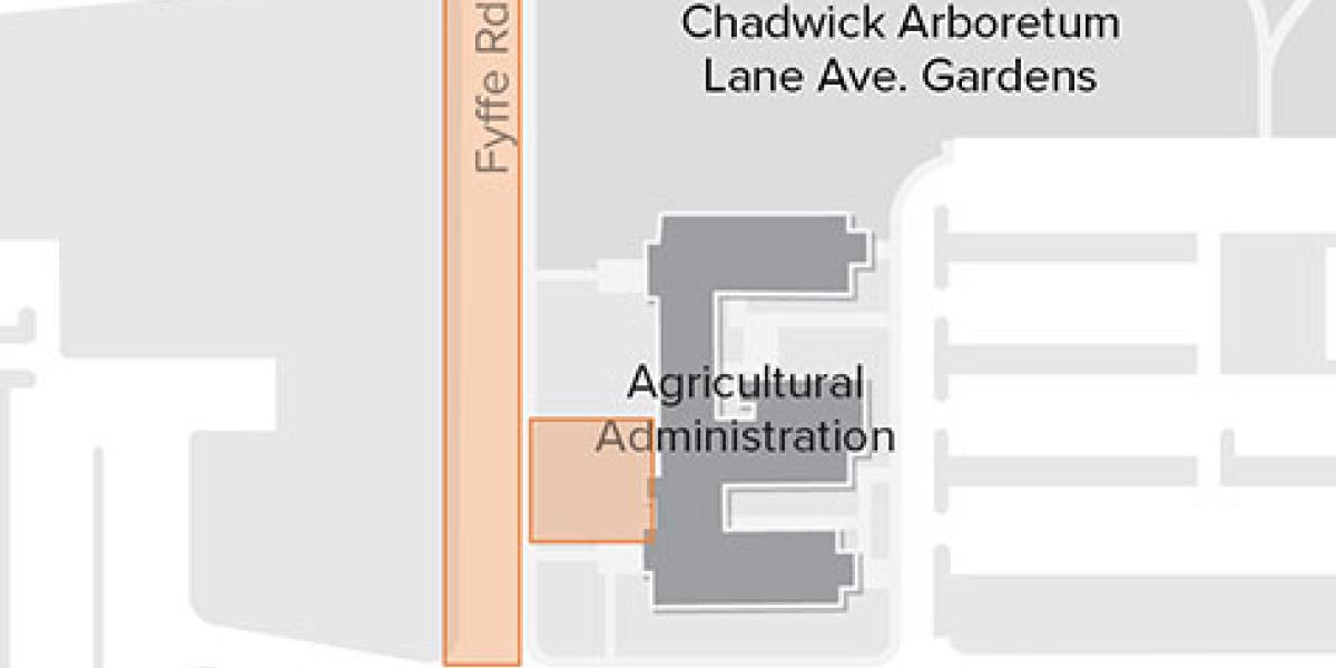 map showing area of impact