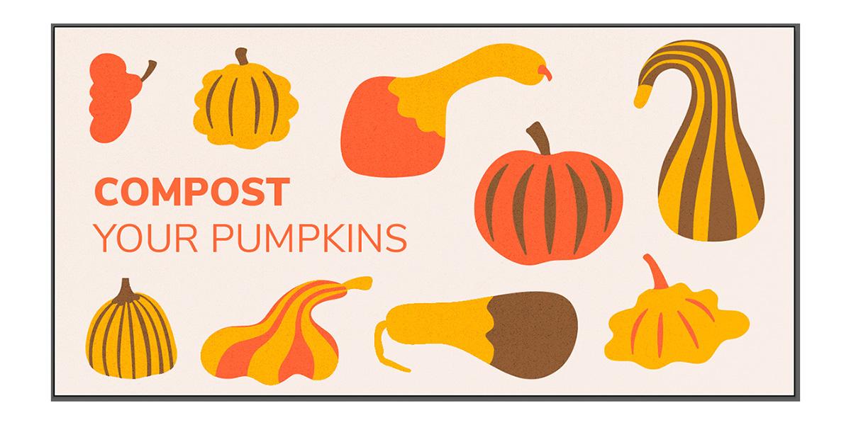 Compost your pumpkins