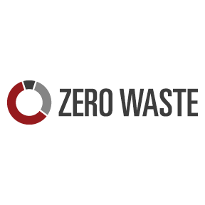 A pie chart circle with the words Zero Waste to the right