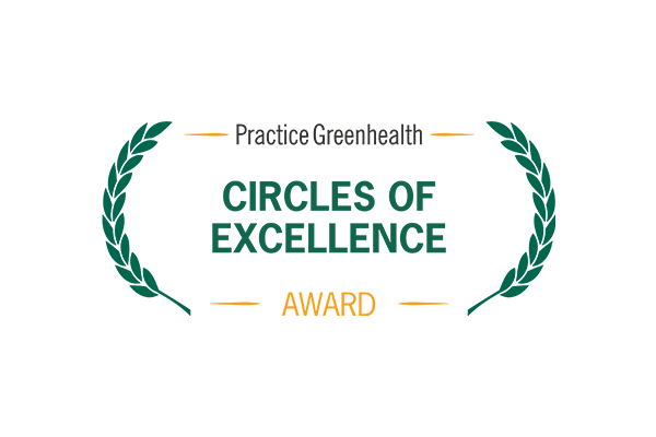 Practice Greenhealth Circles of Excellence Award Logo
