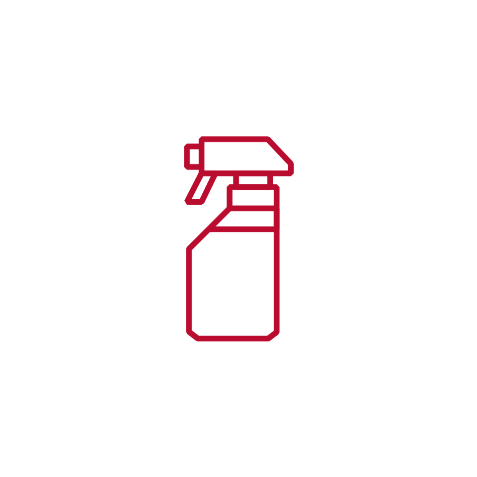 Icon of a spray bottle
