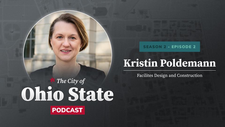 City of Ohio State Podcast Graphic with Kristin Poldemann