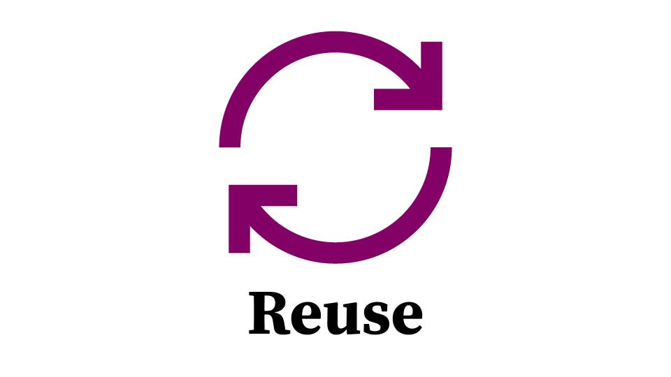 Reuse graphic, arrows in a circle