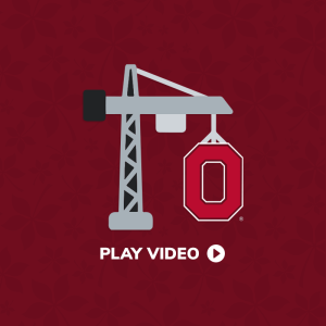 Icon of a crane holding up the Ohio State block O