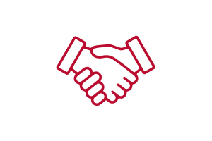Icon of a handshake